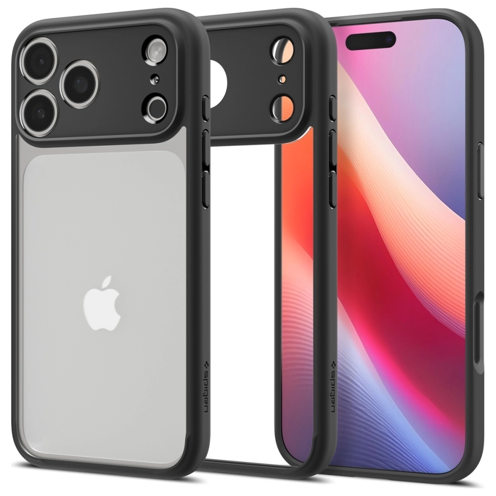 Etui Spigen Ultra Hybrid do iPhone 17 Pro Max Czarny