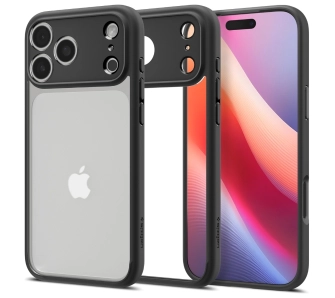 Etui Spigen Ultra Hybrid do iPhone 17 Pro Max Czarny