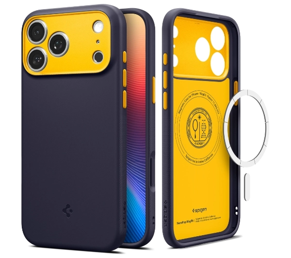 Spigen Nano Pop Mag MagSafe do iPhone 17 Pro Granatowy