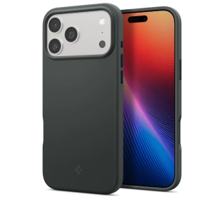 Spigen Silicone Fit MAG MagSafe do iPhone 17 Pro Zielony