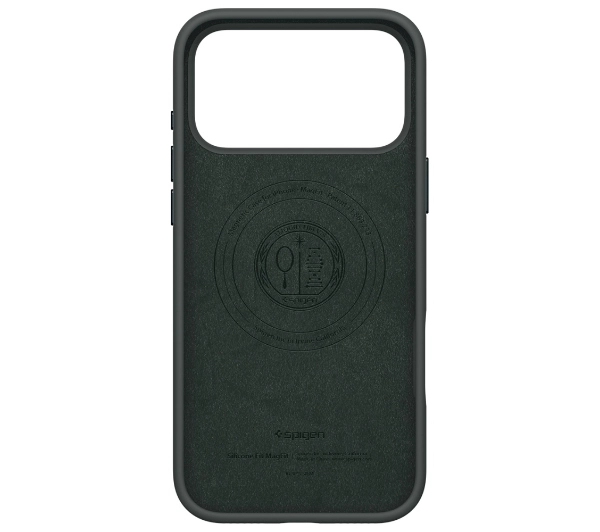 Spigen Silicone Fit MAG MagSafe do iPhone 17 Pro Zielony
