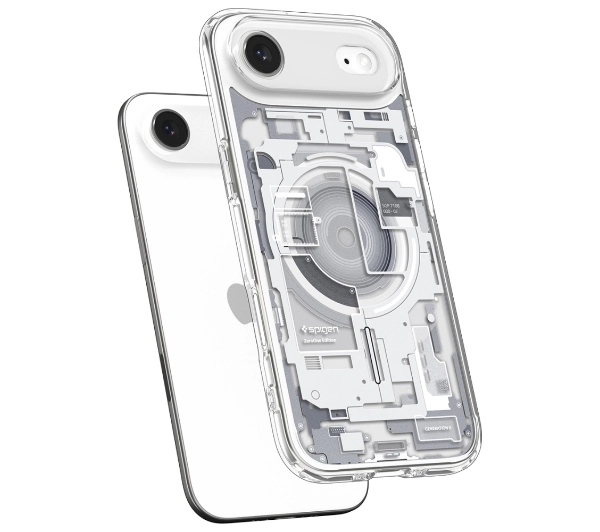 Spigen Ultra Hybrid Mag MagSafe do iPhone Air zero one Biały