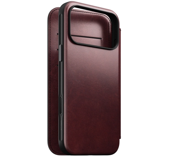 Nomad Modern Leather Folio do iPhone 17 Pro Max Bordowy - Kup na Raty - RRSO 0%