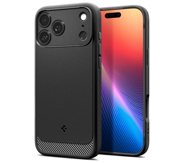 Spigen Rugged Armor Mag MagSafe do iPhone 17 Pro Max Czarny