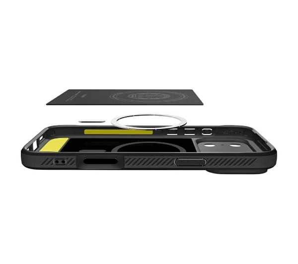 Spigen Rugged Armor Mag MagSafe do iPhone 17 Pro Max Czarny