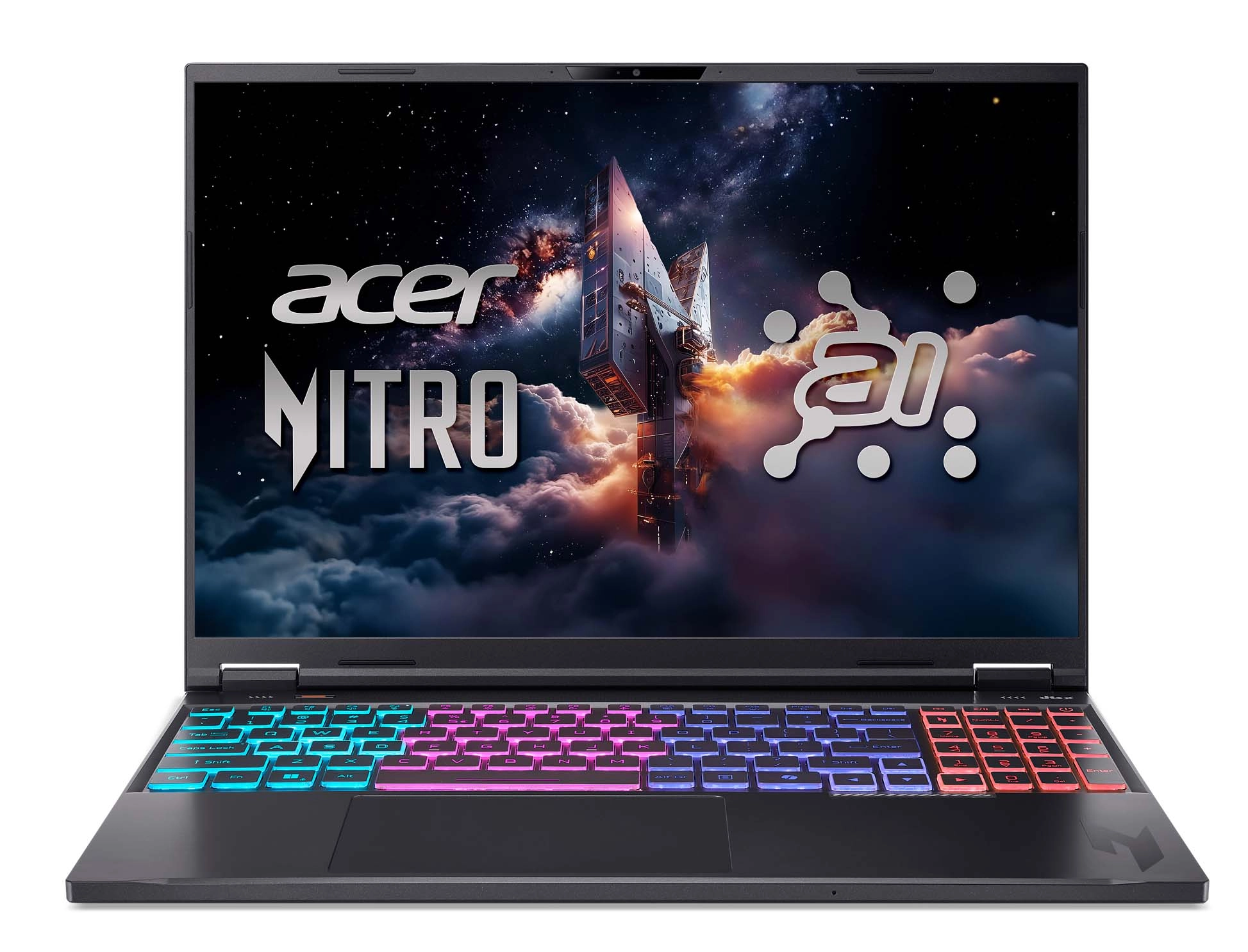 Laptop gamingowy Acer Nitro 16 AI AN16-61 16" 180Hz Ryzen AI 9 365 32GB RAM 1TB Dysk SSD RTX5070 DLSS4 Win11 Pro Czarny Funkcje AI