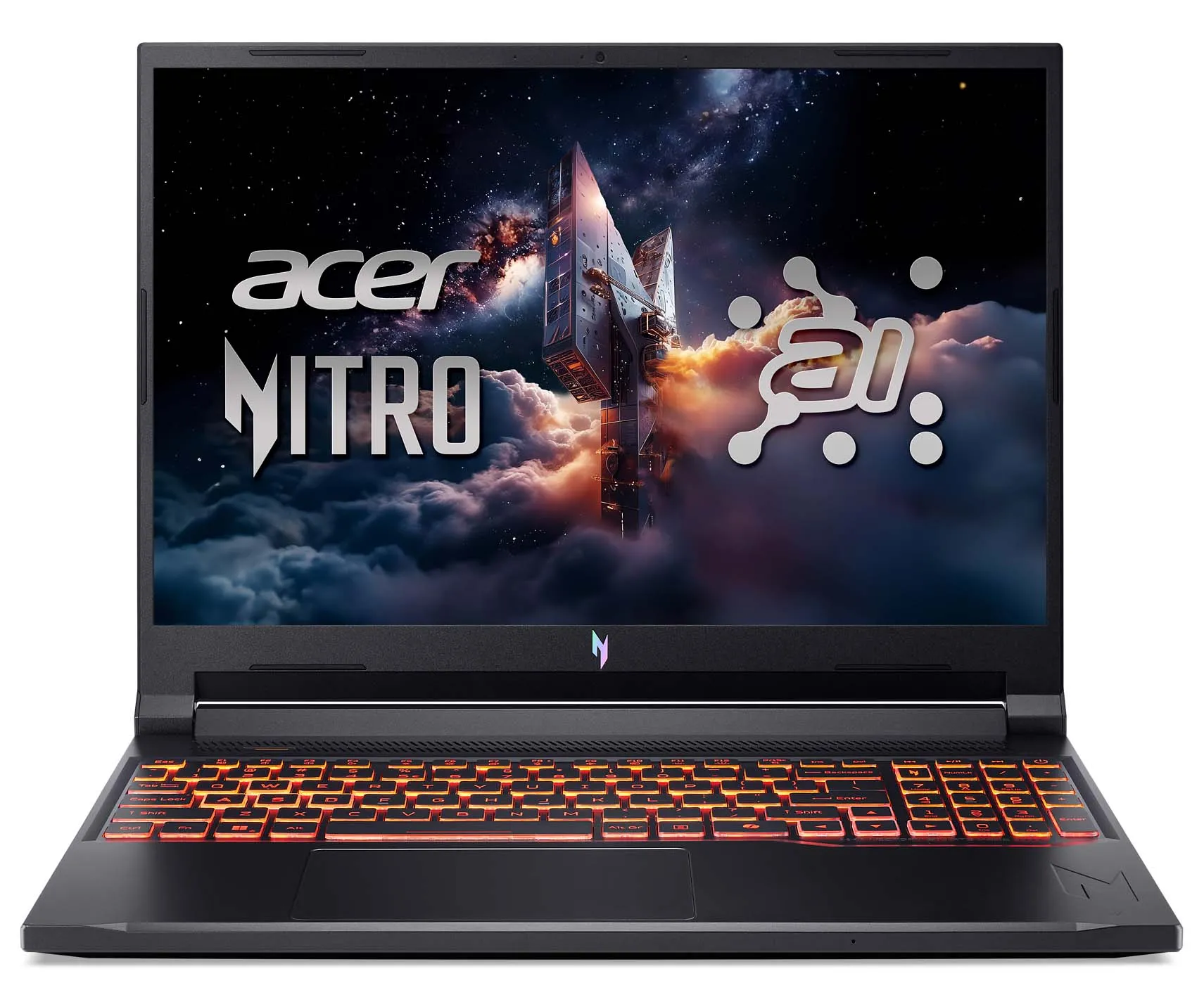 Laptop gamingowy Acer Nitro V 16 AI ANV16-42 16" 180Hz R7 260 16GB RAM 1TB Dysk SSD RTX5070 DLSS4 Czarny Funkcje AI