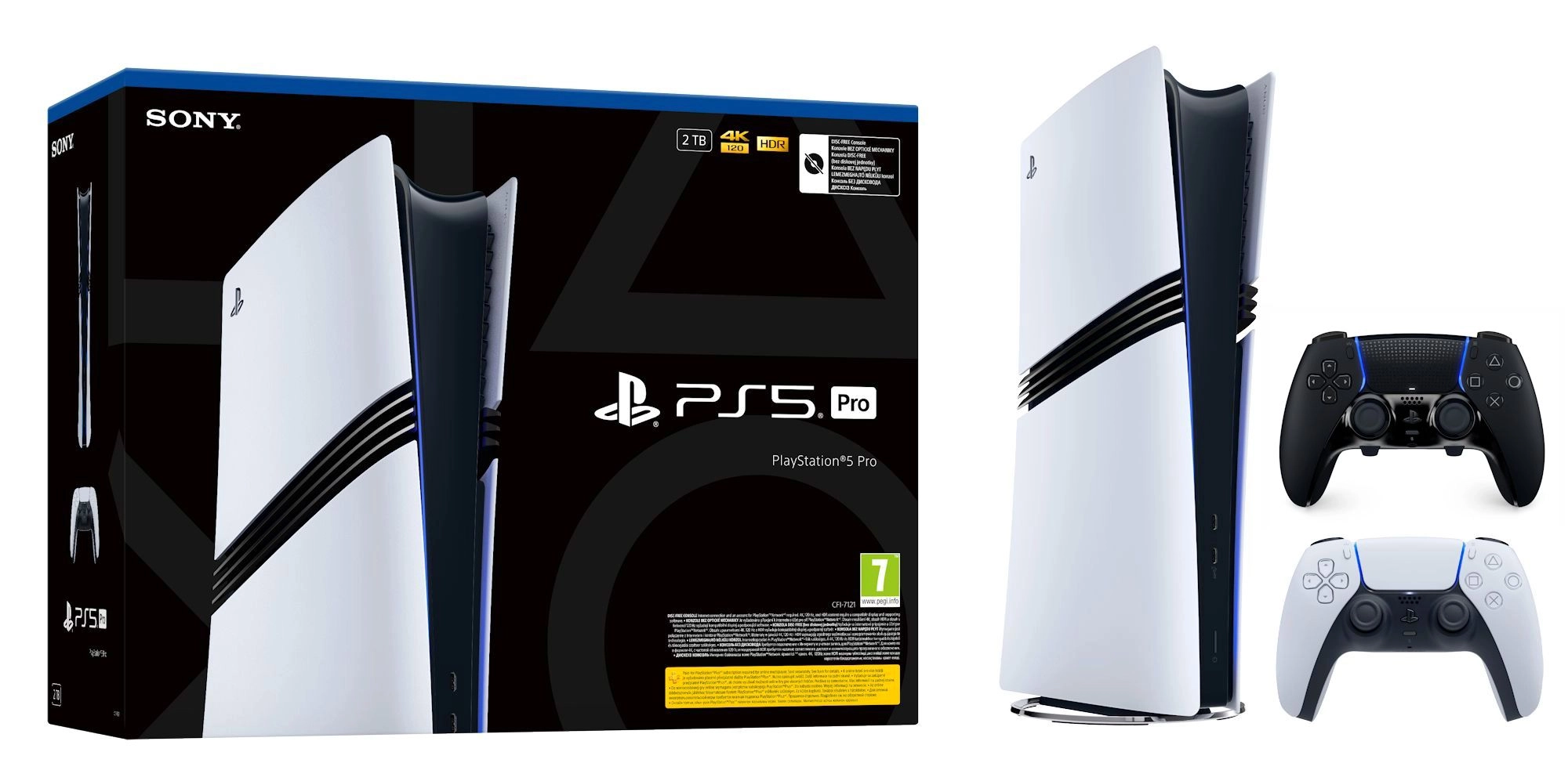 Konsola Sony PlayStation 5 Pro (PS5) 2TB + Pad DualSense Edge Czarny