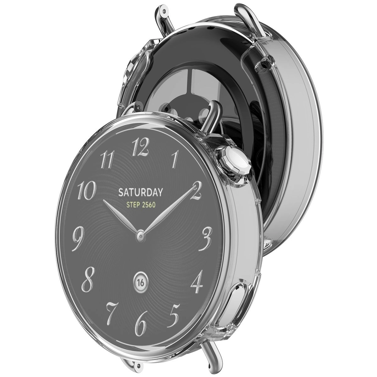 Nakładka na tarczę Bizon Felipe do Xiaomi Watch S4 41mm Przezroczysty