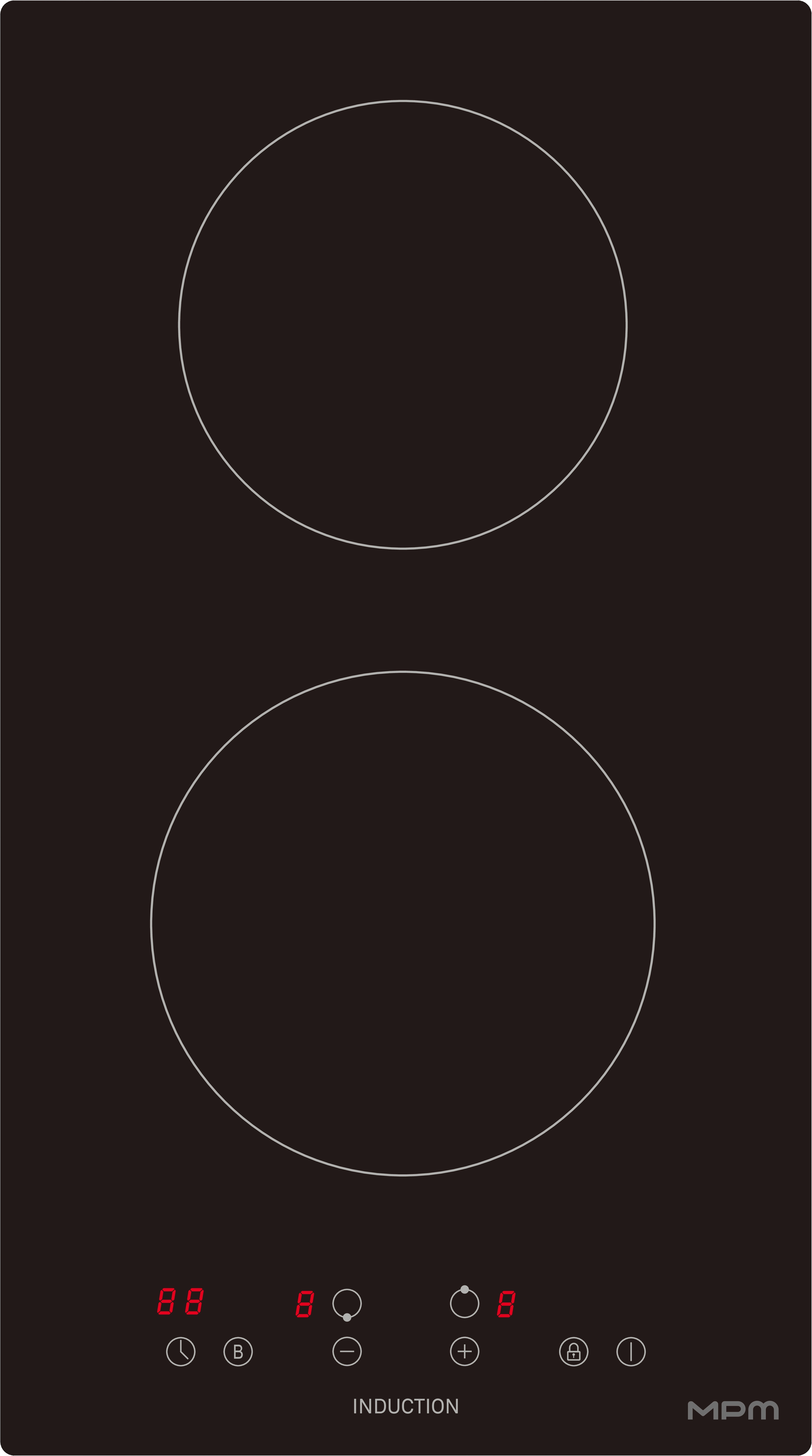 Płyta indukcyjna MPM 30-IM-12/N 29cm