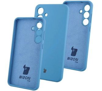 Etui Bizon Silikonowe Soft do Samsung Galaxy S25 FE Niebieski