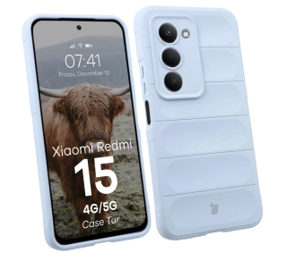Bizon Pancerne Tur do Xiaomi Redmi 15 4G / 5G Jasnoniebieski