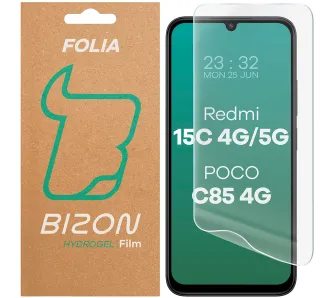 Folia hydrożelowa Bizon na ekran Hydrogel Front do Xiaomi Redmi 15C 4G / 5G / POCO C85 4G