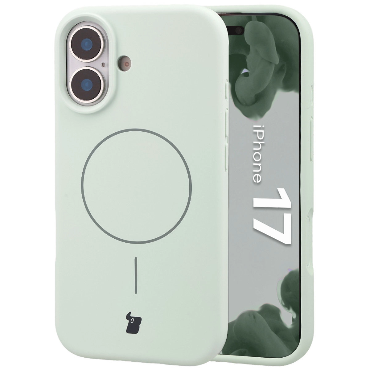 Etui Bizon Silikonowe Soft z MagSafe do Apple iPhone 17 Pistacjowy