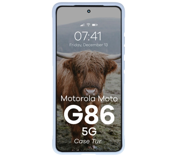 Bizon Pancerne Tur do Motorola Moto G86 Power 5G jasnoniebieski