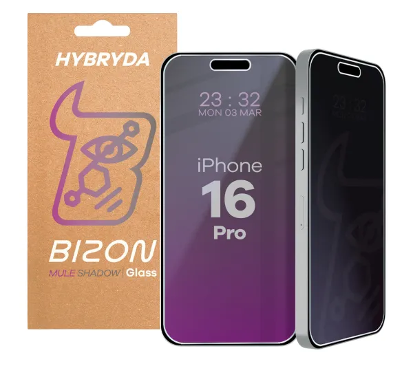 Bizon Prywatyzujące Mule Shadow do iPhone 16 Pro