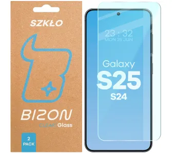 Szkło hartowane Bizon Clear Duo do Samsung Galaxy S25 /  S24