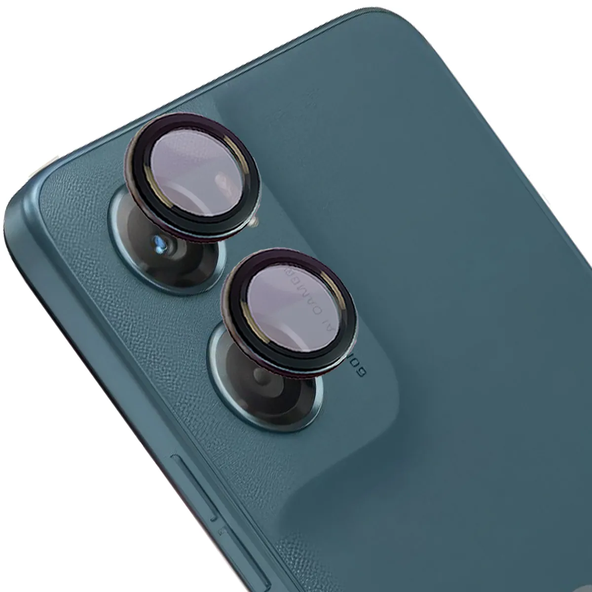 Szkło ochronne Bizon na aparat Snap Lens do Moto G06/G06 Power Czarna ramka
