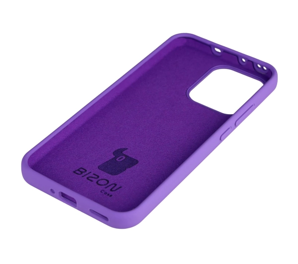 Bizon Silikonowe Soft do Oppo Reno14 Fioletowy