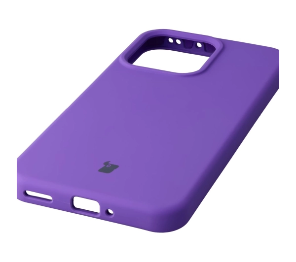 Bizon Silikonowe Soft do Oppo Reno14 Fioletowy
