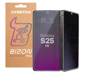 Szkło hybrydowe Bizon Prywatyzujące Mule Shadow do Samsung Galaxy S25 FE