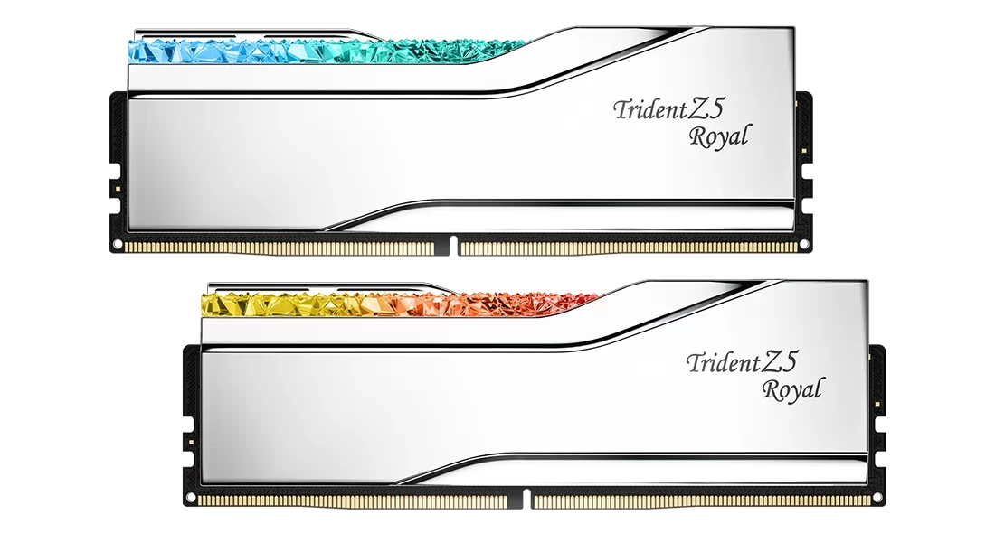 Pamięć RAM G.Skill Trident Z5 Royal DDR5 32GB (2x16GB) 6000 CL28 Biały