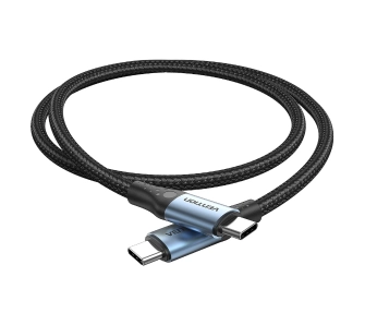 Kabel Vention USB-C do USB-C 2.0 5A 240W 1,5m Czarny