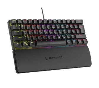 Klawiatura mechaniczna Rampage PLOWER K60 Blue Switch Czarny