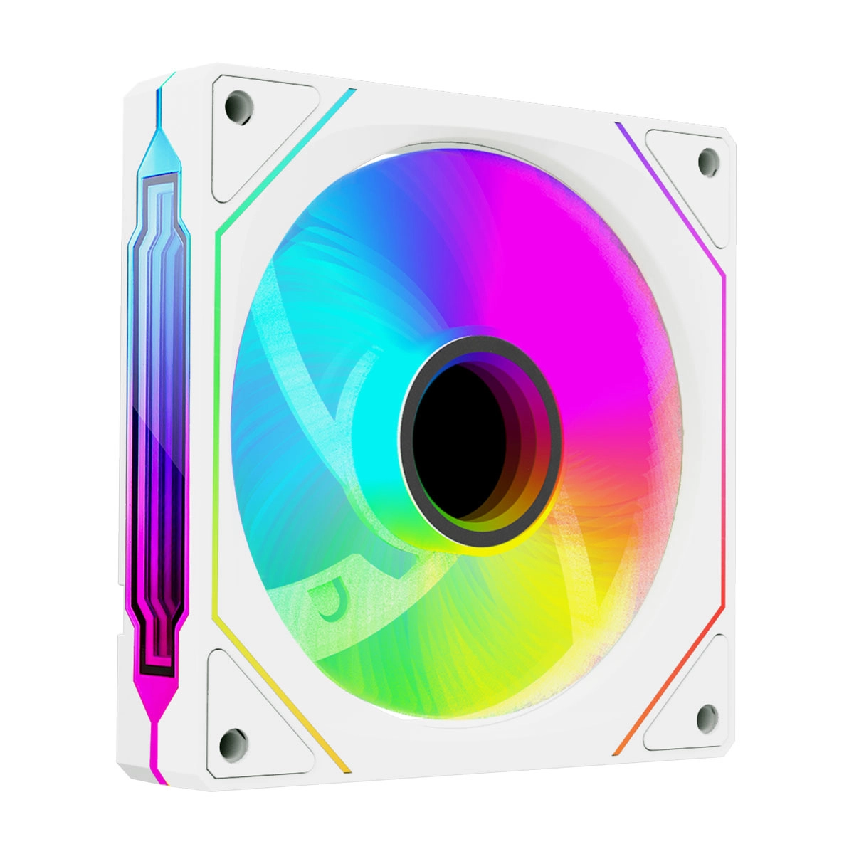 Wentylator Rampage 7C-120B 120mm ARGB Biały
