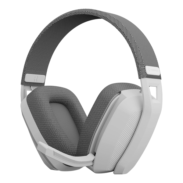 Słuchawki bezprzewodowe z mikrofonem Rampage Blitz Nauszne Biało-szary