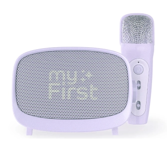 Mikrofon z głośnikiem Bluetooth myFirst Voice 2 8W Fioletowy