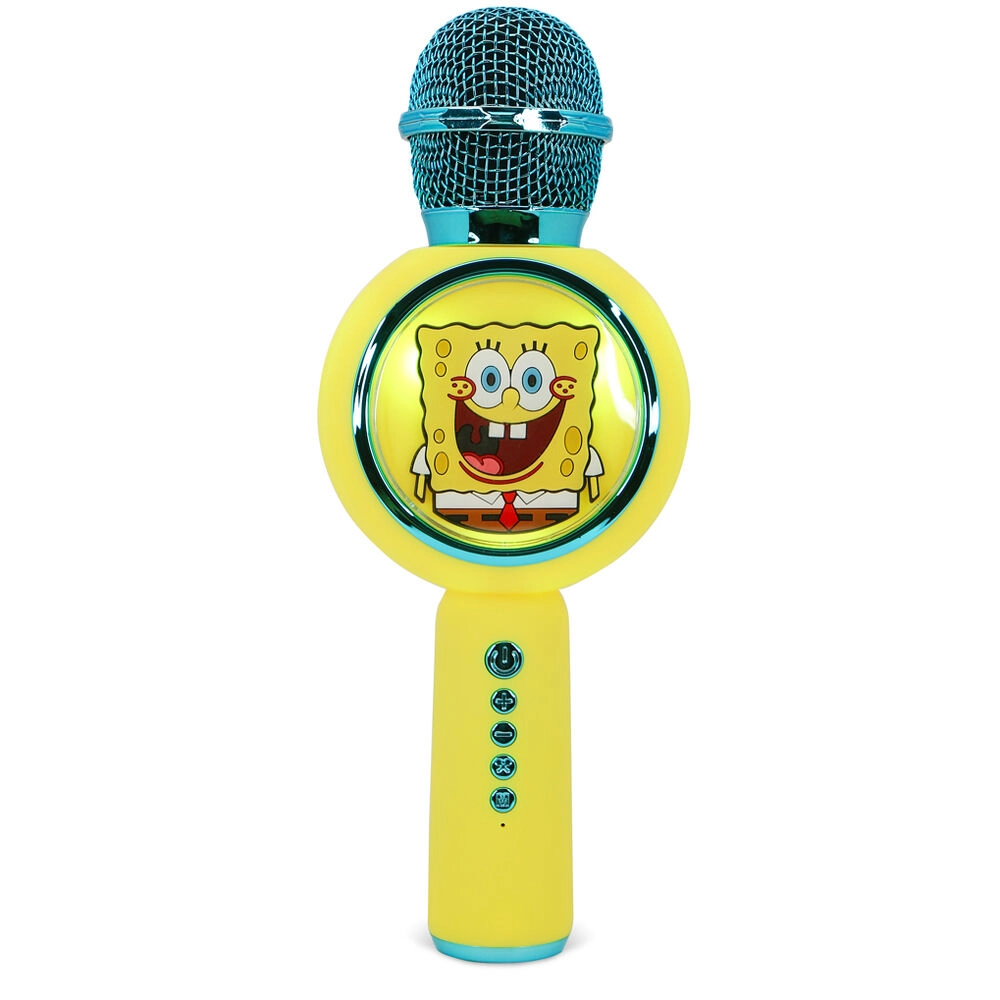Mikrofon z głośnikiem Bluetooth OTL Technologies Karaoke SPONGEBOB 5W Żółty