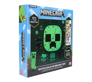 Paladone Minecraft Creeper Świecący w Ciemności + Zestaw naklejek