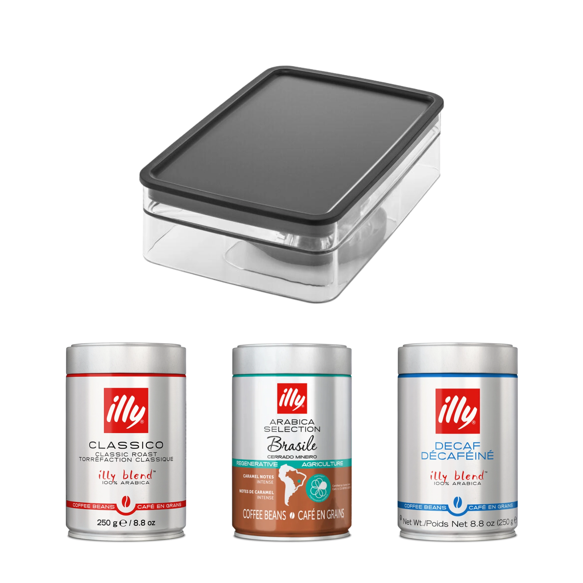 Zestaw KitchenAid prezentowy Illy 750g + pojemnik