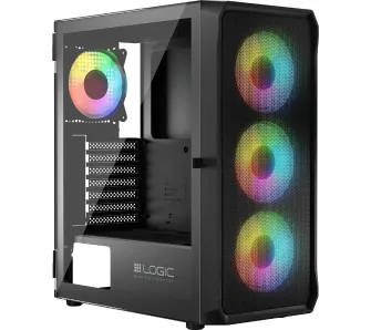 Obudowa Logic Portos ARGB Midi Czarny