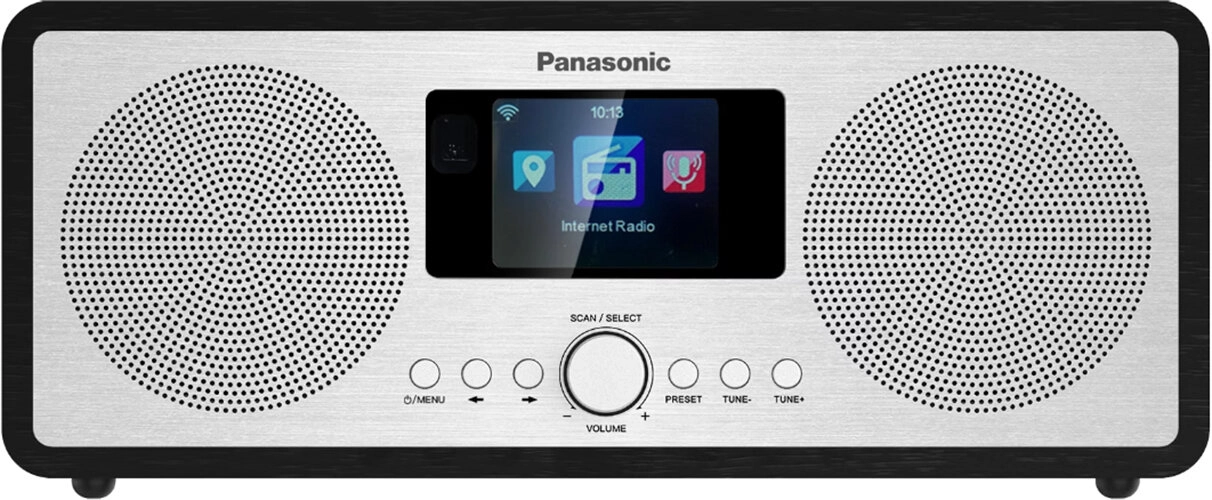 Radioodbiornik Panasonic RF-D40EG-K Radio FM, DAB+ Internetowe Wi-Fi Bluetooth Czarny