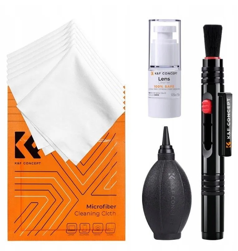 Zestaw K&F Concept SKU.1618 Czyszczący do optyki 11w1
