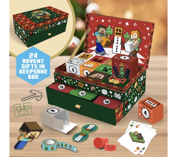 Paladone Minecraft Advent Calendar – Keepsake Box