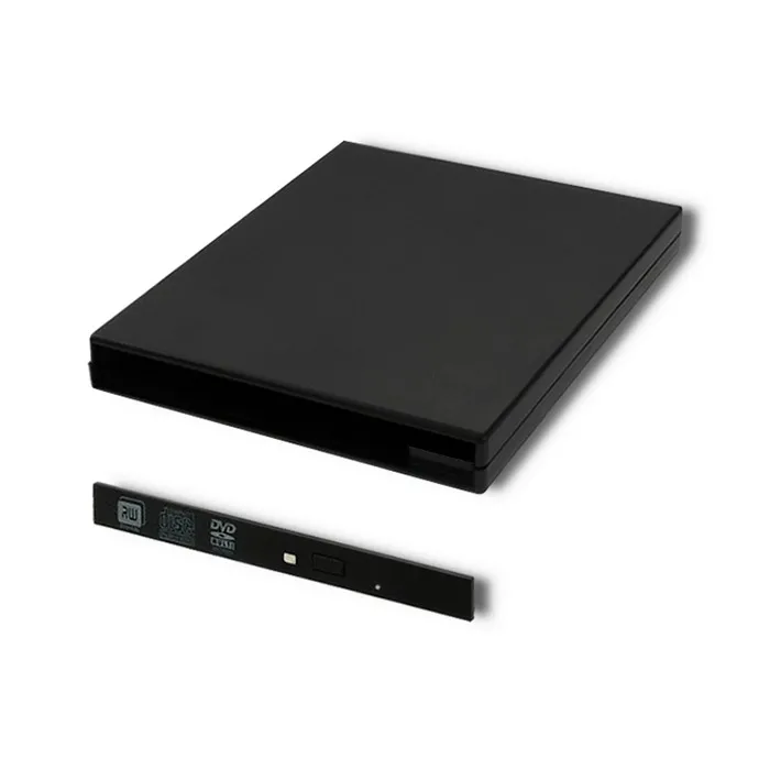 Obudowa na napęd optyczny Qoltec 51864 CD/DVD SATA USB 2.0 9.5mm