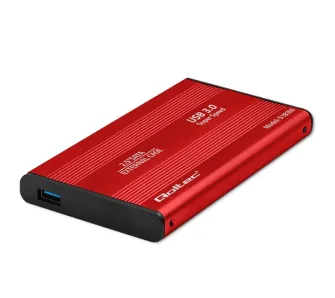 Obudowa Qoltec 51860 HDD SSD 2.5" SATA3 USB 3.0 Czerwony