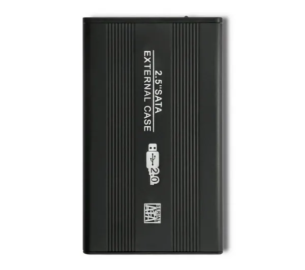 Qoltec 51856 HDD/SSD 2.5" SATA3 USB 2.0 Czarny