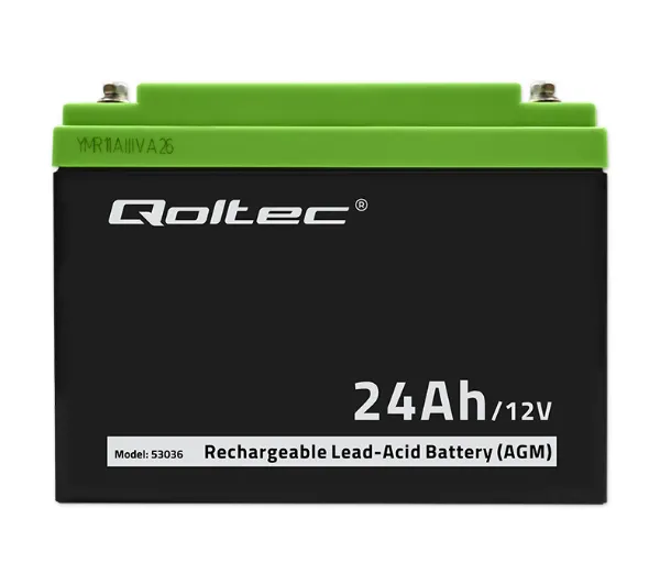 Qoltec 53036 AGM 12V 24Ah