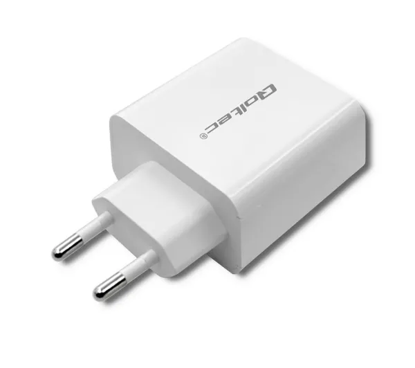 Qoltec 51718 USB-A USB-C 45W Biały