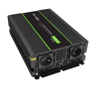 Przetwornica Qoltec Monolith 24/230V 2000/4000W Czarny