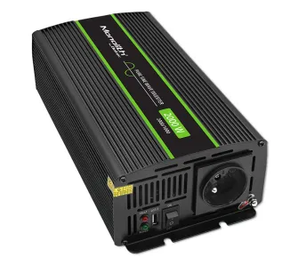 Przetwornica Qoltec Monolith 24/230V 1000/2000W Czarny