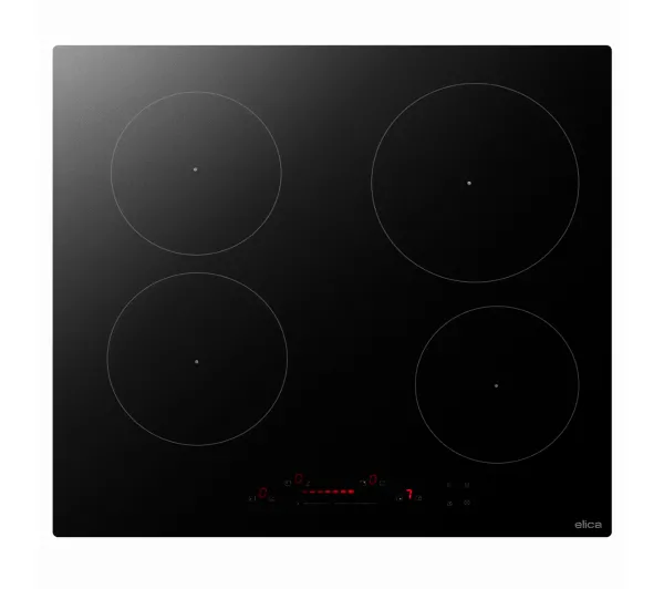 Płyty do zabudowy - Elica Primis 604 Plus RAW 59cm Czarny mat