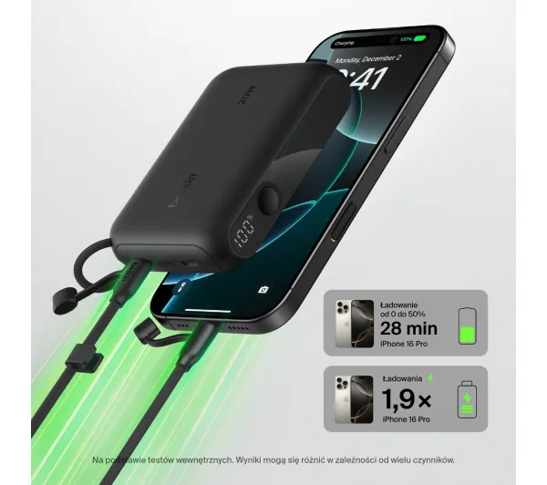 Belkin BoostCharge 10000mAh 20W Czarny