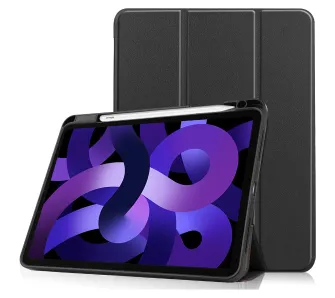 Etui na tablet Bizon Case Tab Lizard z klapką do iPad Air 5 / 4 Czarny