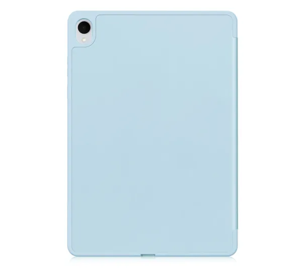 Bizon Case Tab Lizard z klapką do Samsung Galaxy Tab S11 Błękitny