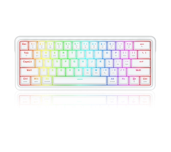 Klawiatura mechaniczna Redragon K730GB-RGB-PRO Draconic V2 Pro RPC Biały